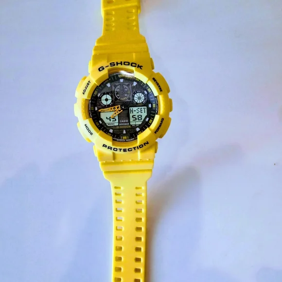 Casio G-Shock Yellow Watch - Picture 2 of 5